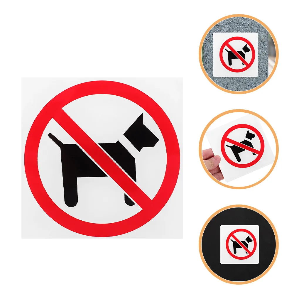 No Pet Allowed Sign Heavy Duty Acrylic Notice Sign for Door Entryway Business Premises Clean Safety Compliance No