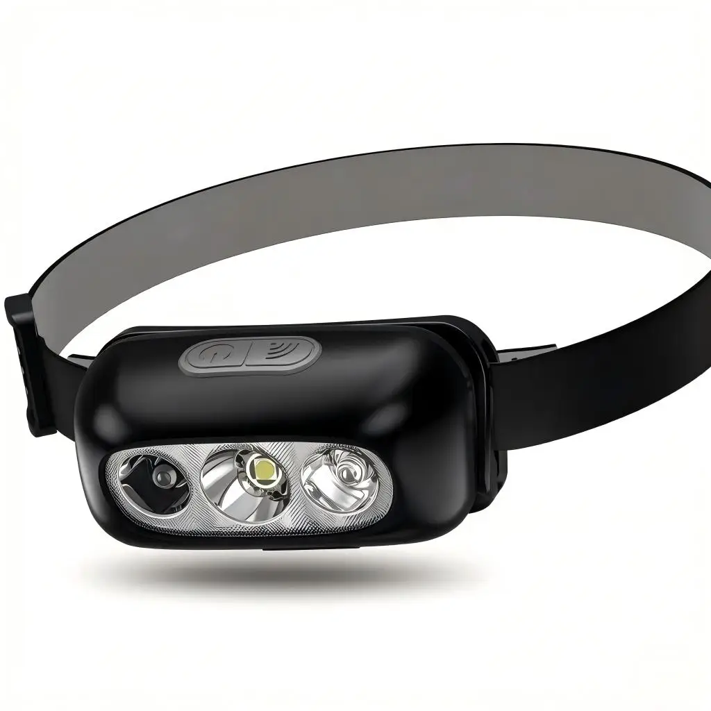 

Headlamp Mini Led Sensor Head Lamp Waterproof Rechargeable for Outdoor Camping Running Hiking Fish 1/2/4Pcs