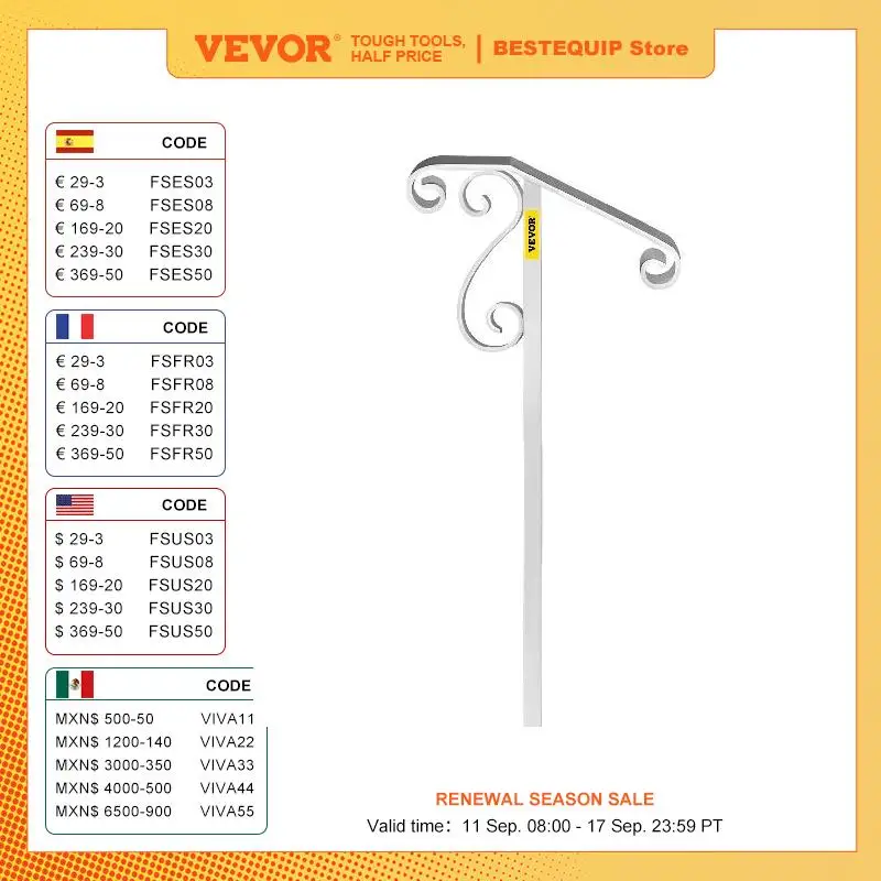 VEVOR поручни 1-2 шага, рельсы для крыльца