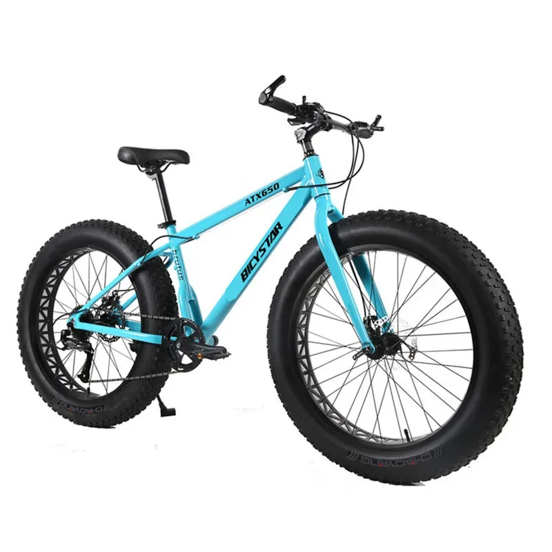 

Factory Hot Selling 26'' 21 Speed Mountain Big Fat Tyre Snow Mountain Bike Bicycle Fat Bike 26 Pulgadas