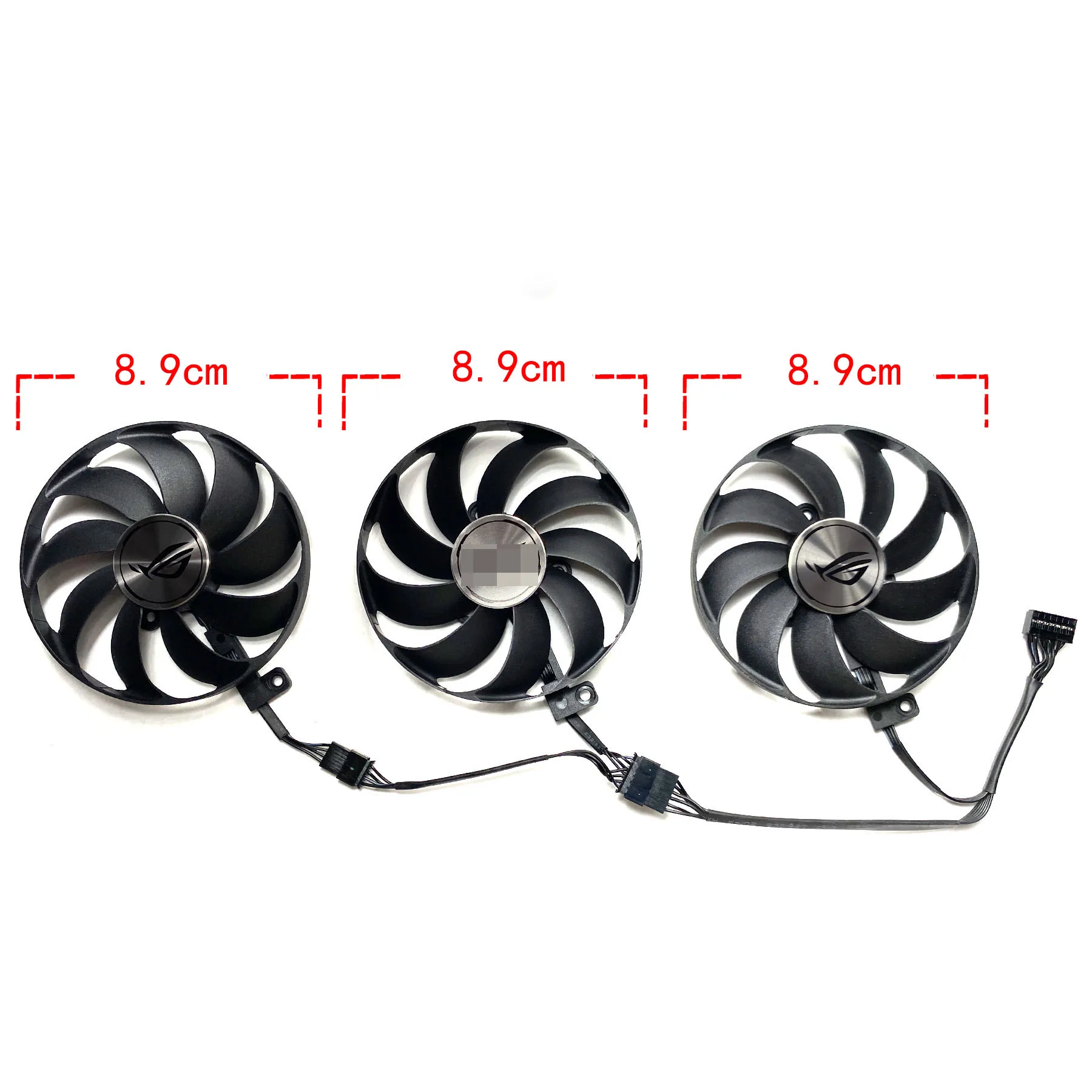 New For ASUS GeForce RTX3050 3060 8GB ROG STRIX Graphics Card Replacement Fan CF9010U12S