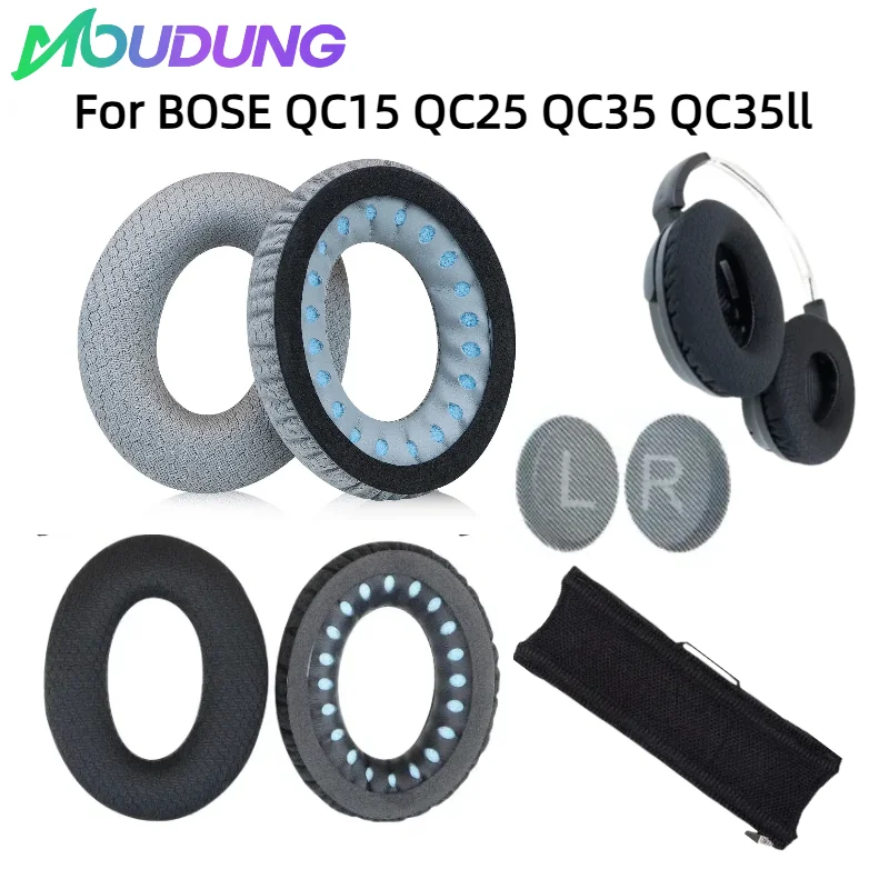 

Replacement Ear Pads Cushion for BOSE QC15 QC25 QC35 QC35ll Headphones Earpads/Ear Cushions Repair Parts Earmuffs