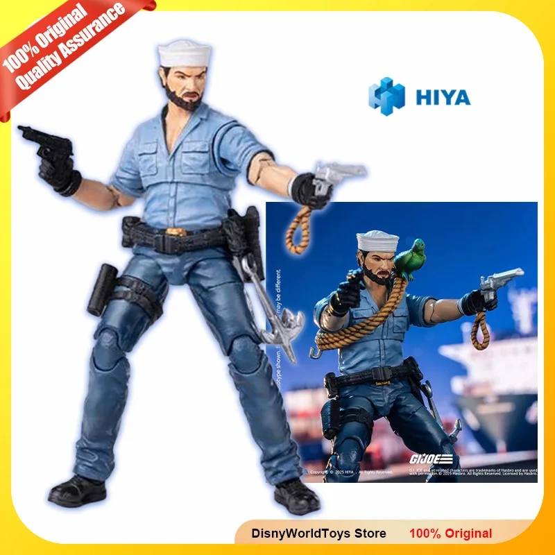 

100% Original Anime Figure HIYA Exquisite Mini Series 1/18 Scale 4 Inch G i joe Shipwreck Genuine In Stock Collection Model Toys