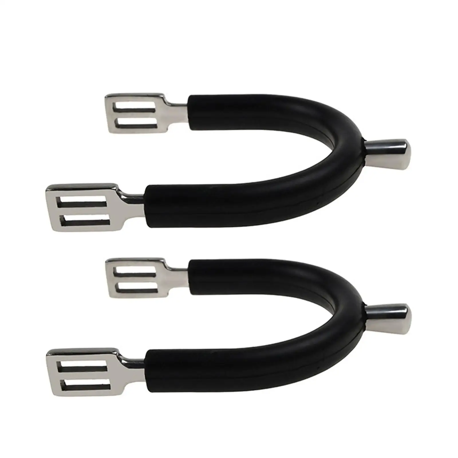 2 шт., аксессуары для конного снаряжения с резиновым покрытием для соревнований, декор для конных ботинок английского типа для мужчин