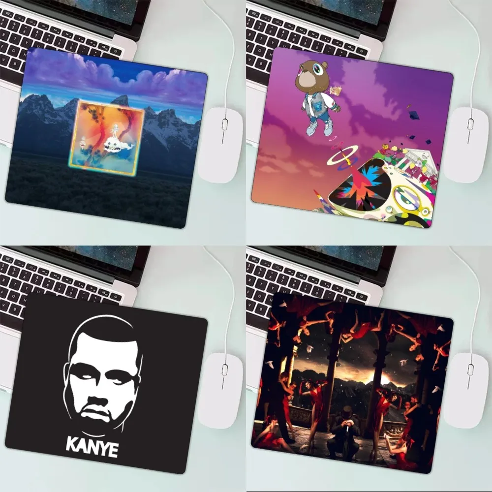 Hot Singer Kanye West Mousepad Mousepad Game Pc Accessories Overlock MouseMat Computer Desk Mat