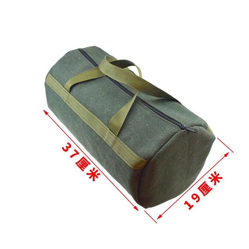 1pcs! Durable Thicker Canvas Tool Pouch for Electrical Tool Storage Organizer Portable Instrument Case Tote Bag