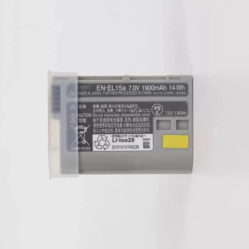 A++ New for Nikon EN-EL15a Battery for D7500 D810 D780 D750 D850 D7200 Z6 Z7 Camera