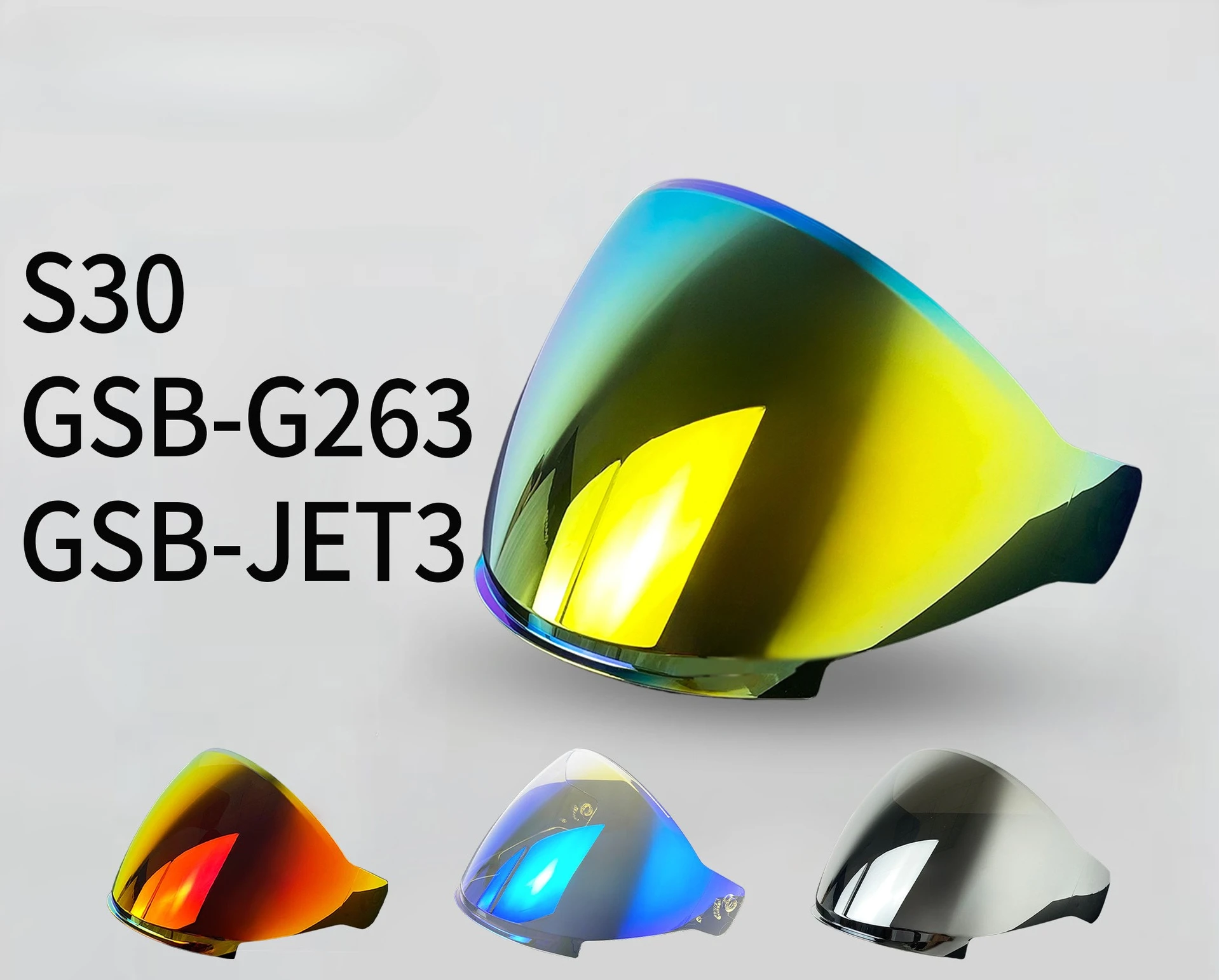 Electric Vehicle Half Helmet Lenses Are Universal Day and Night, Suitable for S30, G263 Motorcycle Helmet Lenses