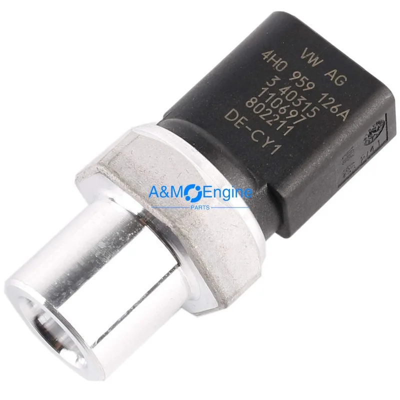 4H0959126A A/C Pressure Switch Sensor Compatible with Audi A3 A4 A5 A6 A7 A8 Q5 Volkswagen Golf Touareg