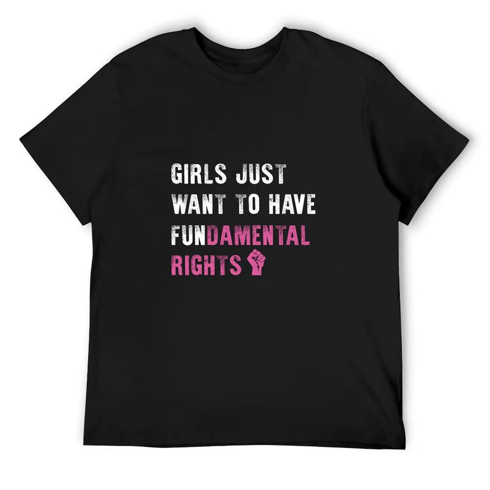 

Girls Just Want to Have Fundamental Rights Funny T-Shirt T-Shirt hippie clothes blue lock outfits for men