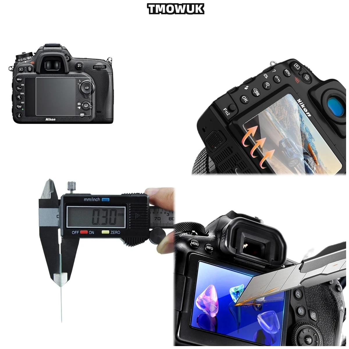 

For Nikon D7500 Self-Healing Film Protector - 9H Tempered Glass With Anti-Scratch Technology And Easy Installation