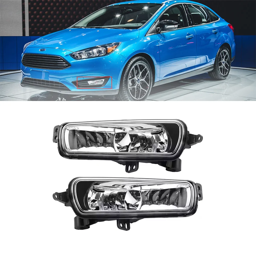 

1874687 F1EB15A254AB 1 pair Auto Parts Front Fog Lamp Left & Right for ford focus mk3 2018 2017 2016 2015
