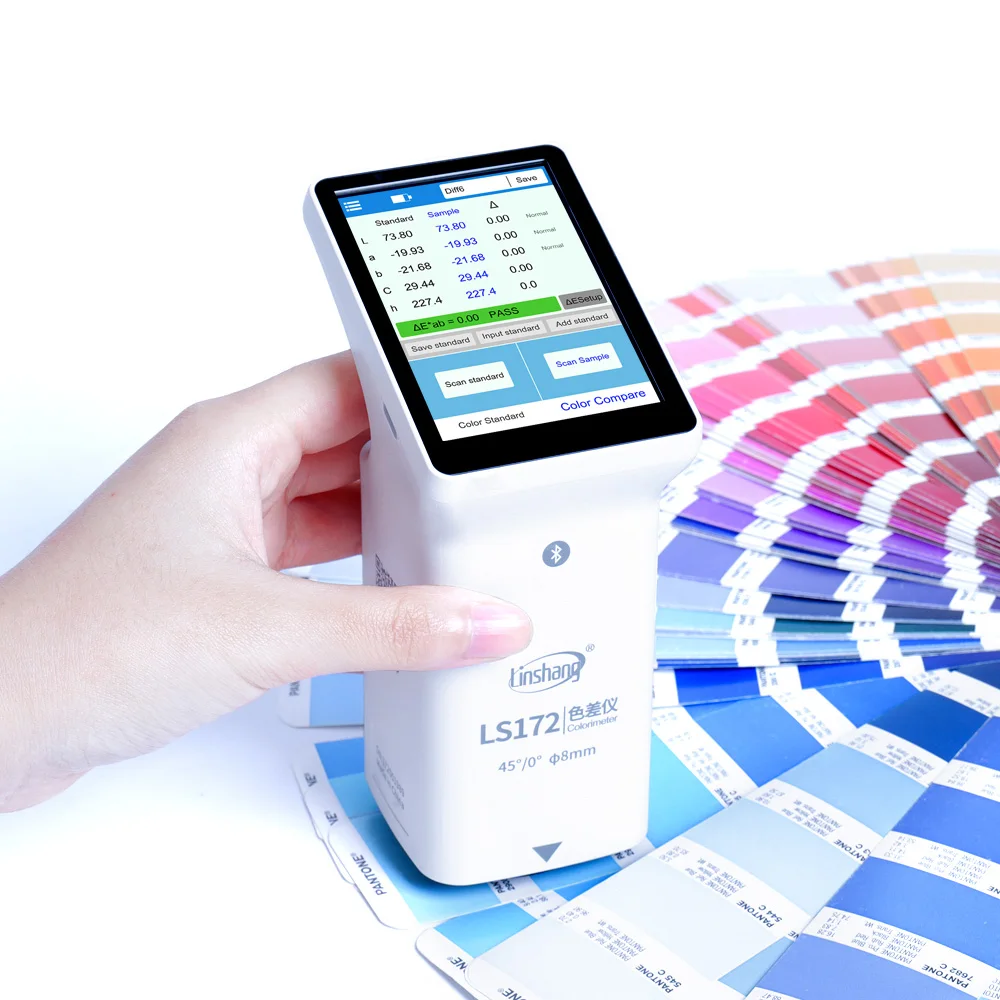 2025 2025 LS172 45/0 Lower Colorimeter Price Pantone Ral Ncs Portable Colormeter Digital Colorimeter for Print