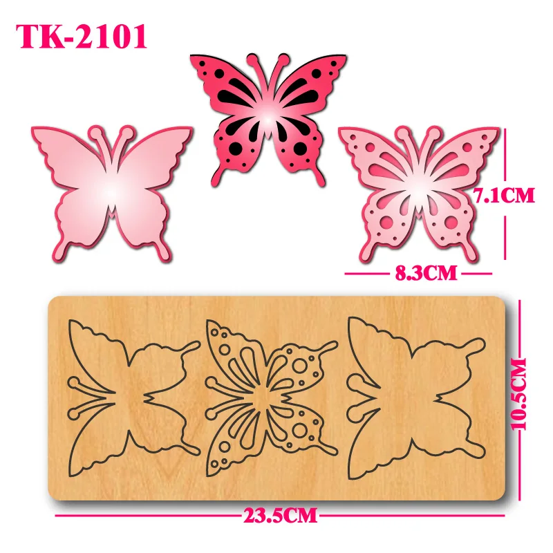 

Butterfly shaped wooden cutting molds, wooden molds for DIY jewelry and accessories