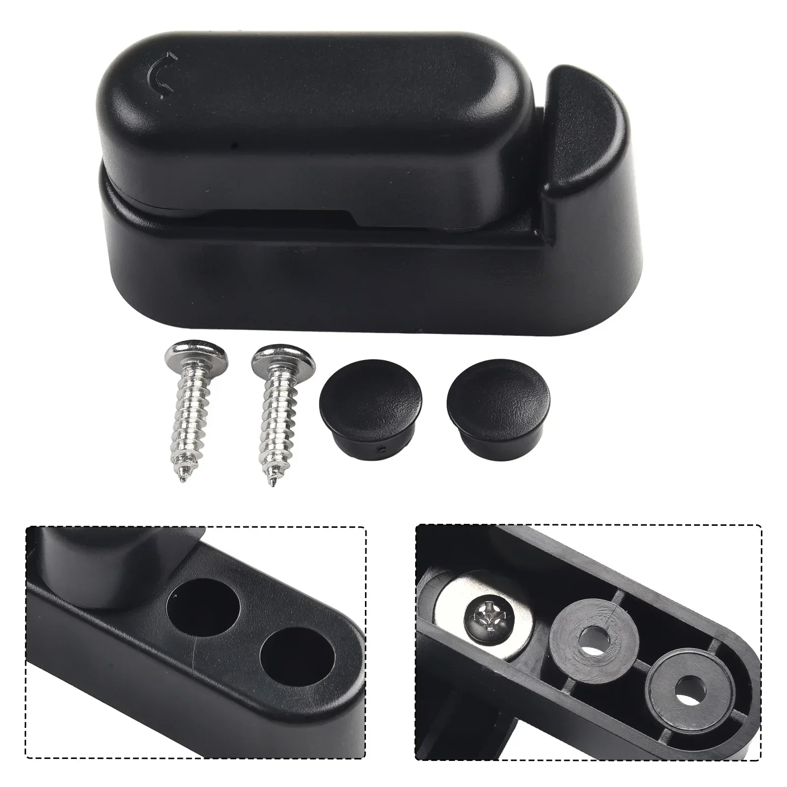 Outdoor Rotary Lock Rotary Buckle 23*66*34mm Easy Installation Lightweight Portable RV Table Board Buckle Table Board Buckle