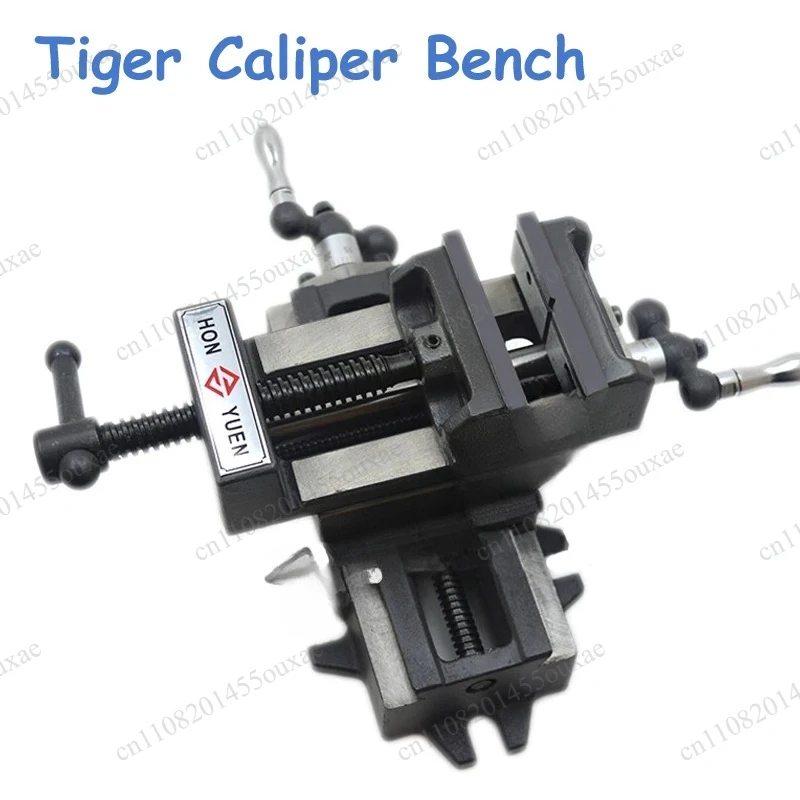 3 Inch Precision Heavy Duty Cross Slide Bench Vise Dual Axis Milling Drill Machine Clamping Workholding Tool