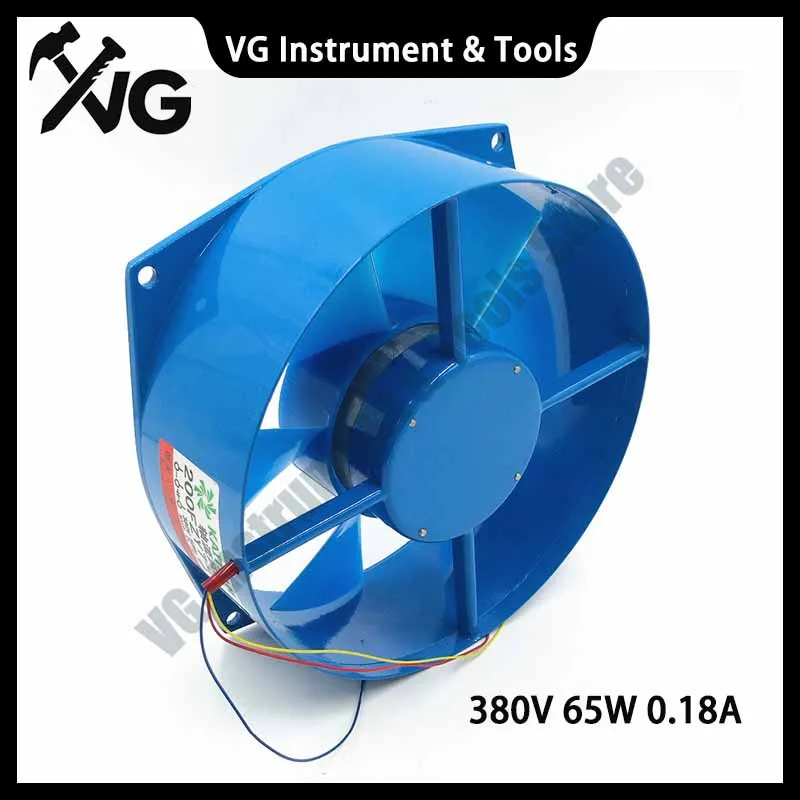 Новый осевой вентилятор 200FZY7-D, охлаждающий вентилятор, алюминиевый корпус, 380 В, 65 Вт, 0,18 А