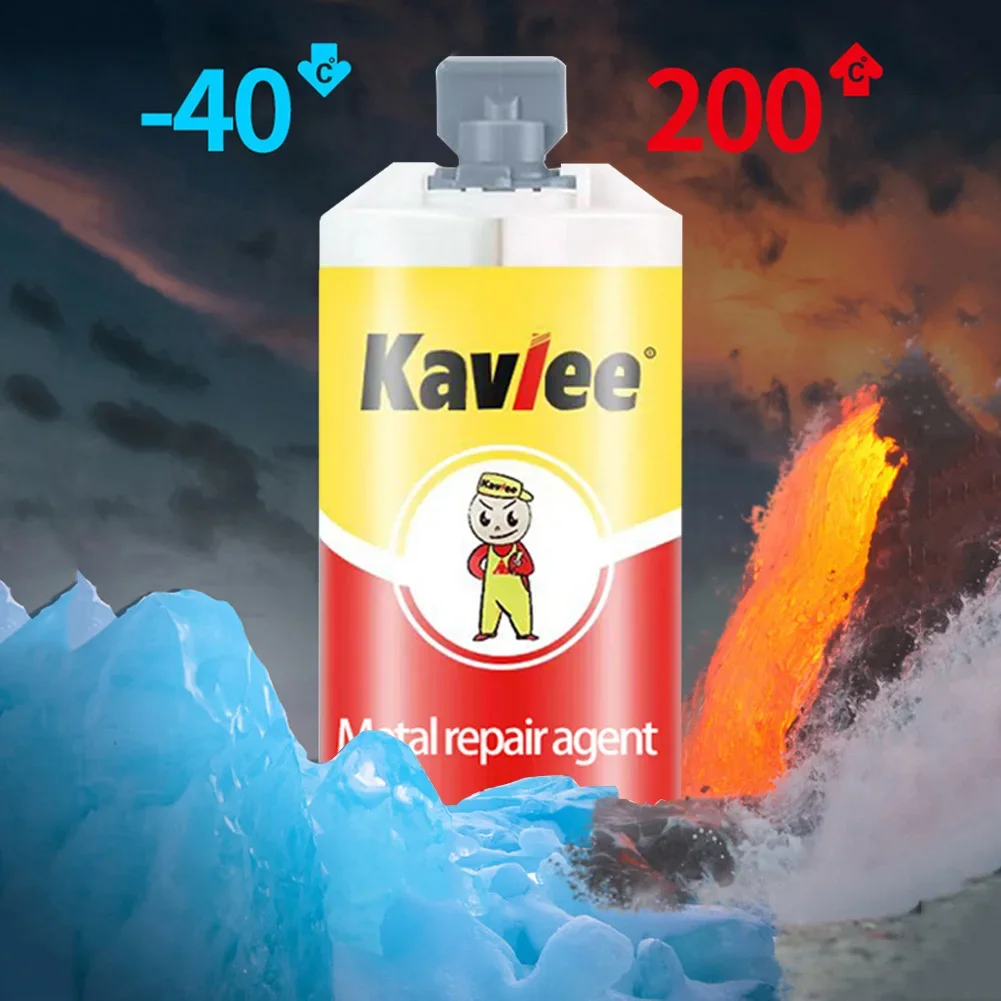 1-5PCS Metal Repair Glue Corrosion Casting AB Glue Quick Drying Repairing Adhesive Heat Resistance Weld Industrial Repair Agent