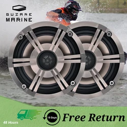 GUZARE MARINE Speakers H065Q,6.5-Inch,120Watts*2 Way,2PCs Dark Golden,IP66 Wateproof,for Yacht Bathroom ATV Golf Cart Boats