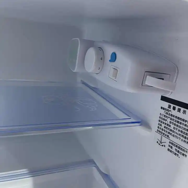 BCD-118 ثلاجة بفريزر علوي بباب مزدوج، ثلاجة منزلية ذكية للمنزل، ثلاجة مدمجة