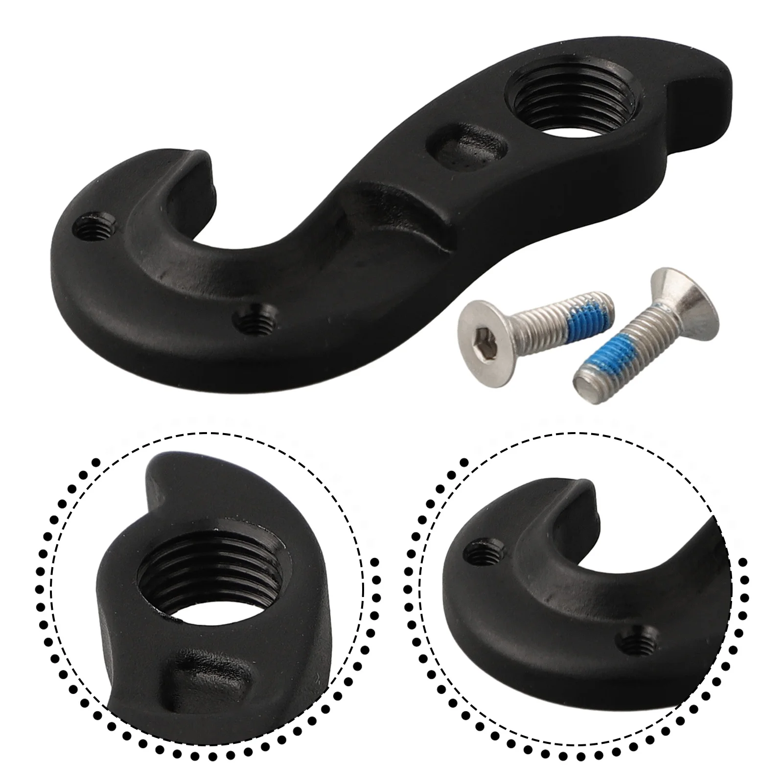 

Bike Tailhook Bike Gear Rear Derailleur High Quality Material Perfect Alignment Unparalleled Derailleur Protection