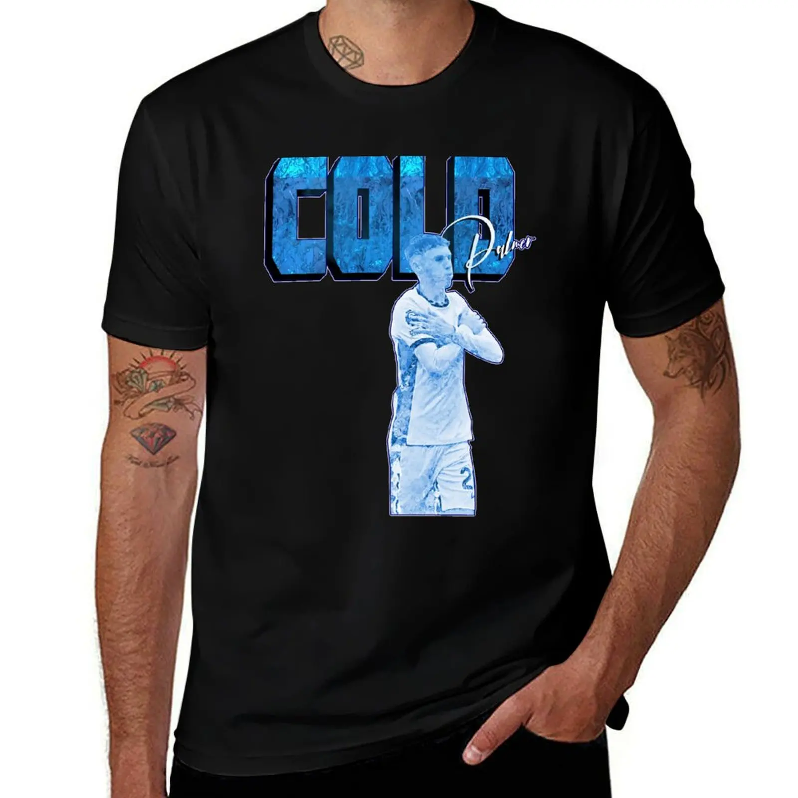 

palmer cold T-Shirt affliction shirts customs luxury designer blue lock t shirt men 100℅ cotton