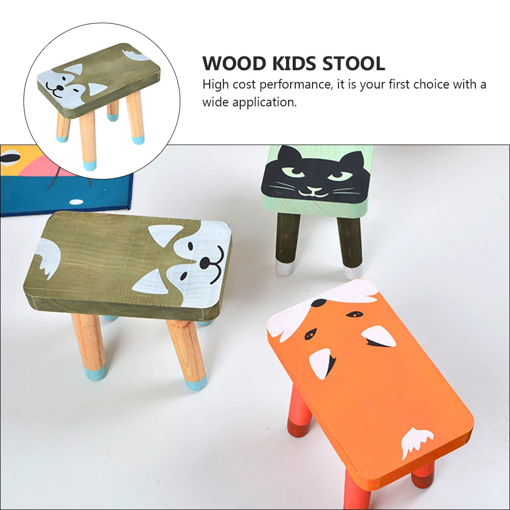 1 قطعة مسند القدمين الخشبي الكرتون مقعد خشبي عملي خفيف الوزن سهل الحمل نقل التصميم الإبداعي نونسليب #6