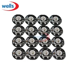 5Pcs 10Pcs Black White Lamp Beads LED Chips DC5V WS2812B LED With Heatsink Built-in 5050 SMD RGB WS2811 IC Chips 10mm*3mm