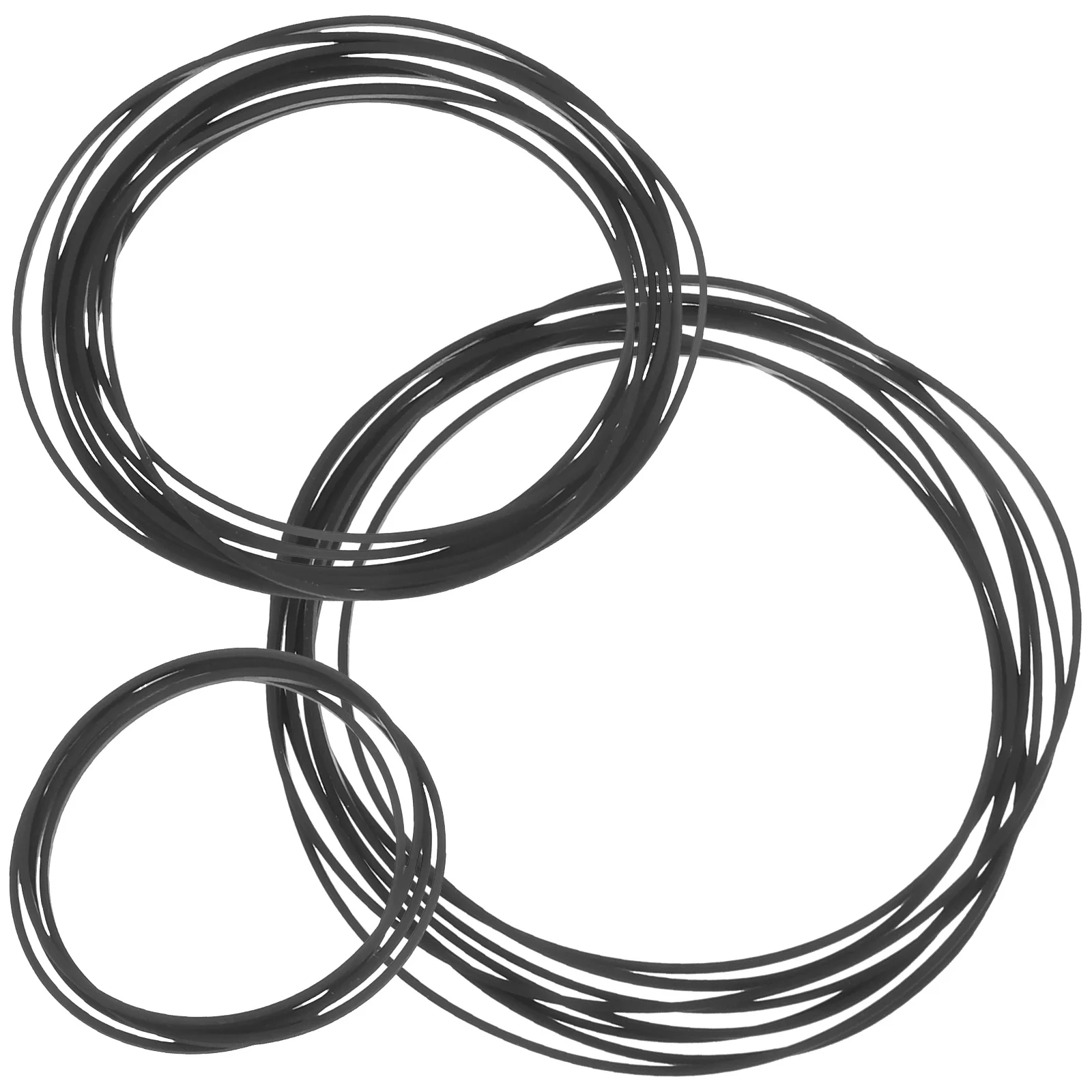 

20pcs Cassette Belts 1mm Square 35 85mm Rubber Durable Replacement Bands Recorder CD DVD Devices Audio Player Maintenance