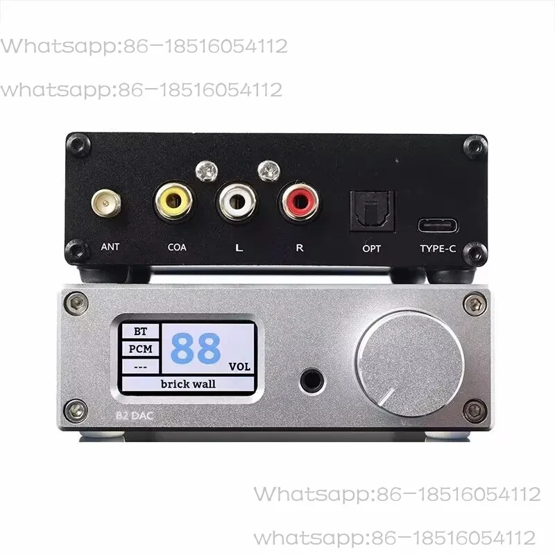 B2 Dual ES9038Q2M Qualcomm Bluetooth 5.4 Receiver Decoder USB Sound Card Lossless LDAC