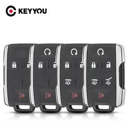 KEYYOU Replacement Remote Car Key Case For Chevrolet Colorado Silverado Suburban Tahoe For GMC Sierra Canyon Yukon XL