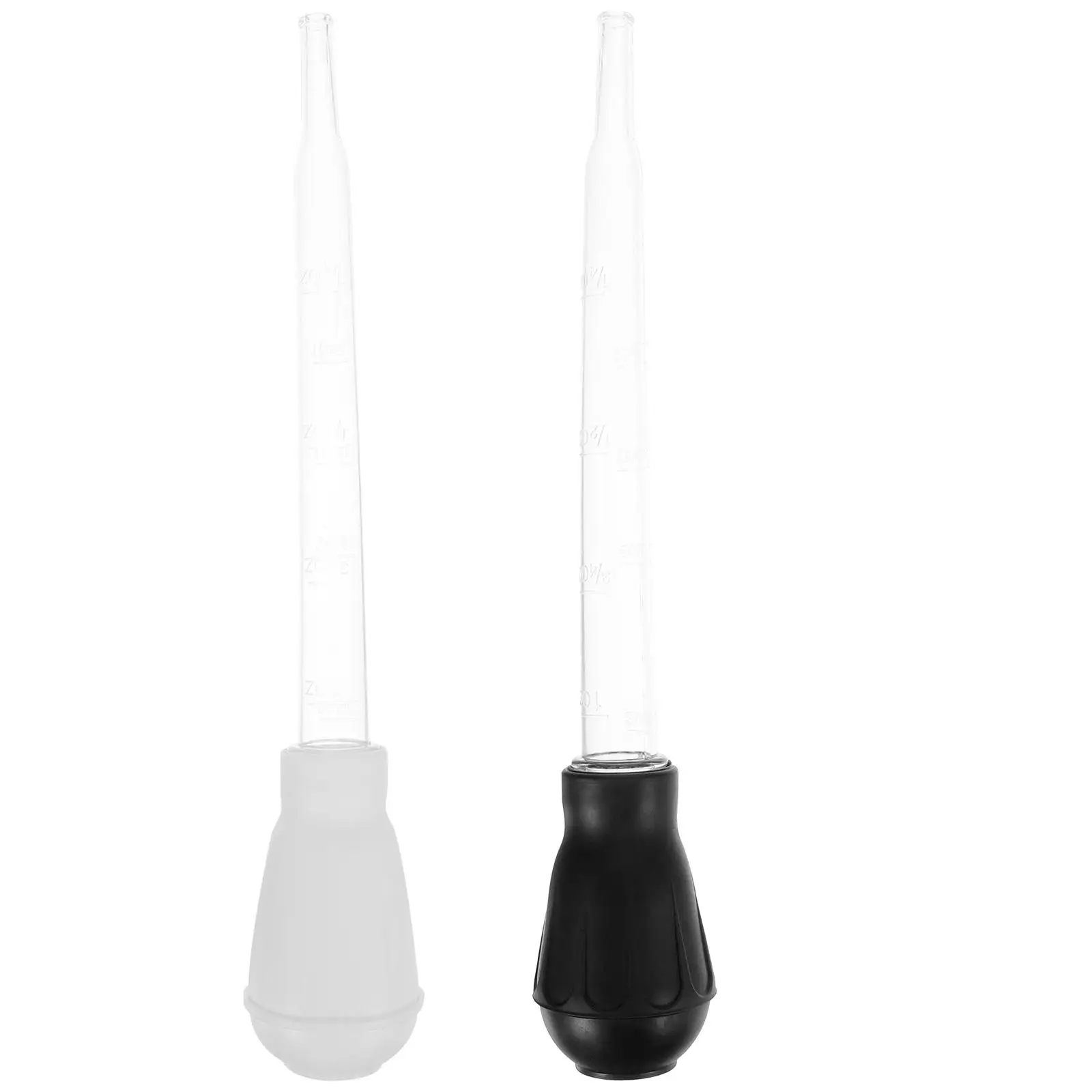 

2 Pcs Flower Pot Tray Water Absorber Saucer Remover Plastic Tube Gardening Supplies Black White Planter Water Equipment