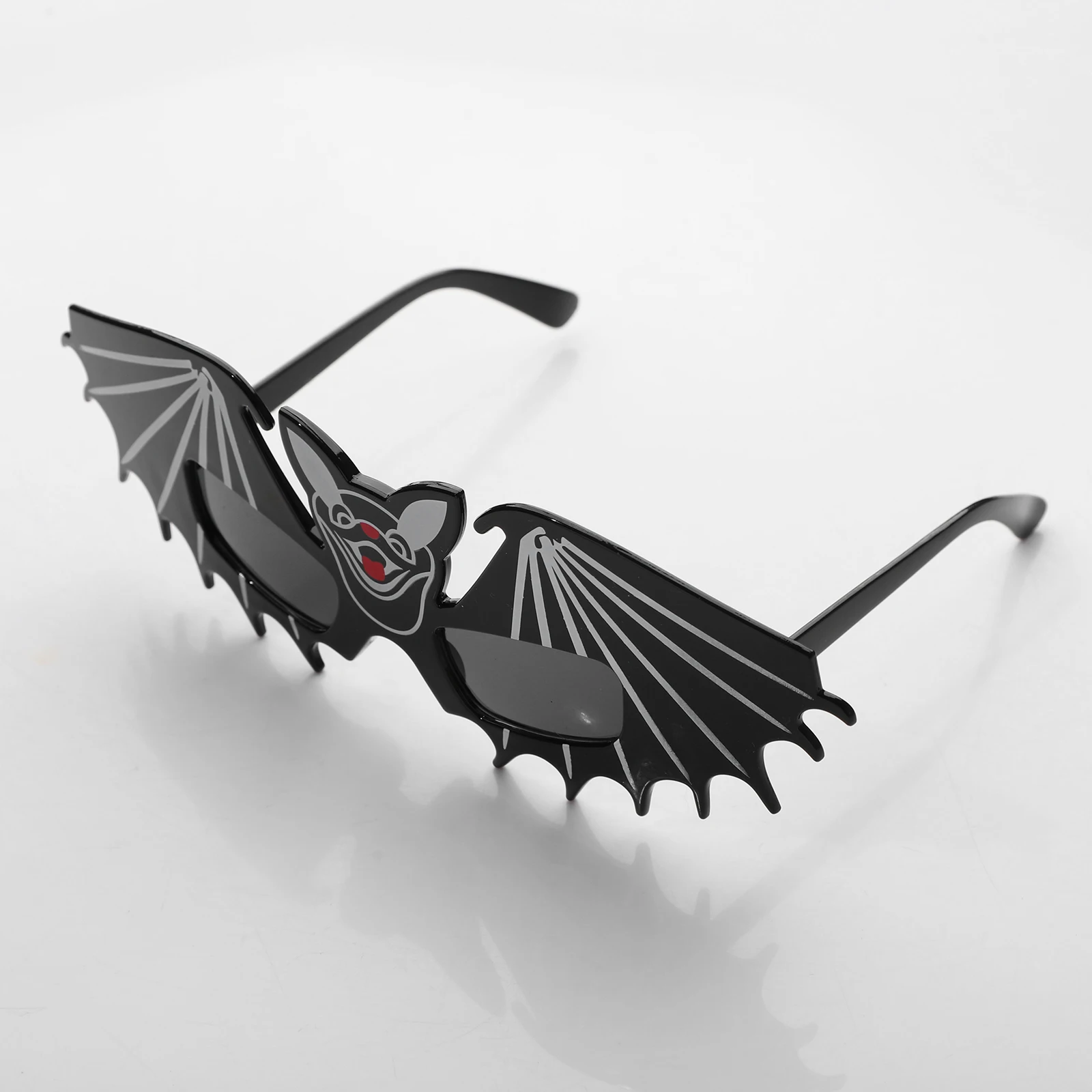 Halloween Scary Bat Costumes Bat Sunglasses Blood Drip Choker Skeleton Gloves Stockings Fake Fingers Nails 5-Piece Cosplay Props