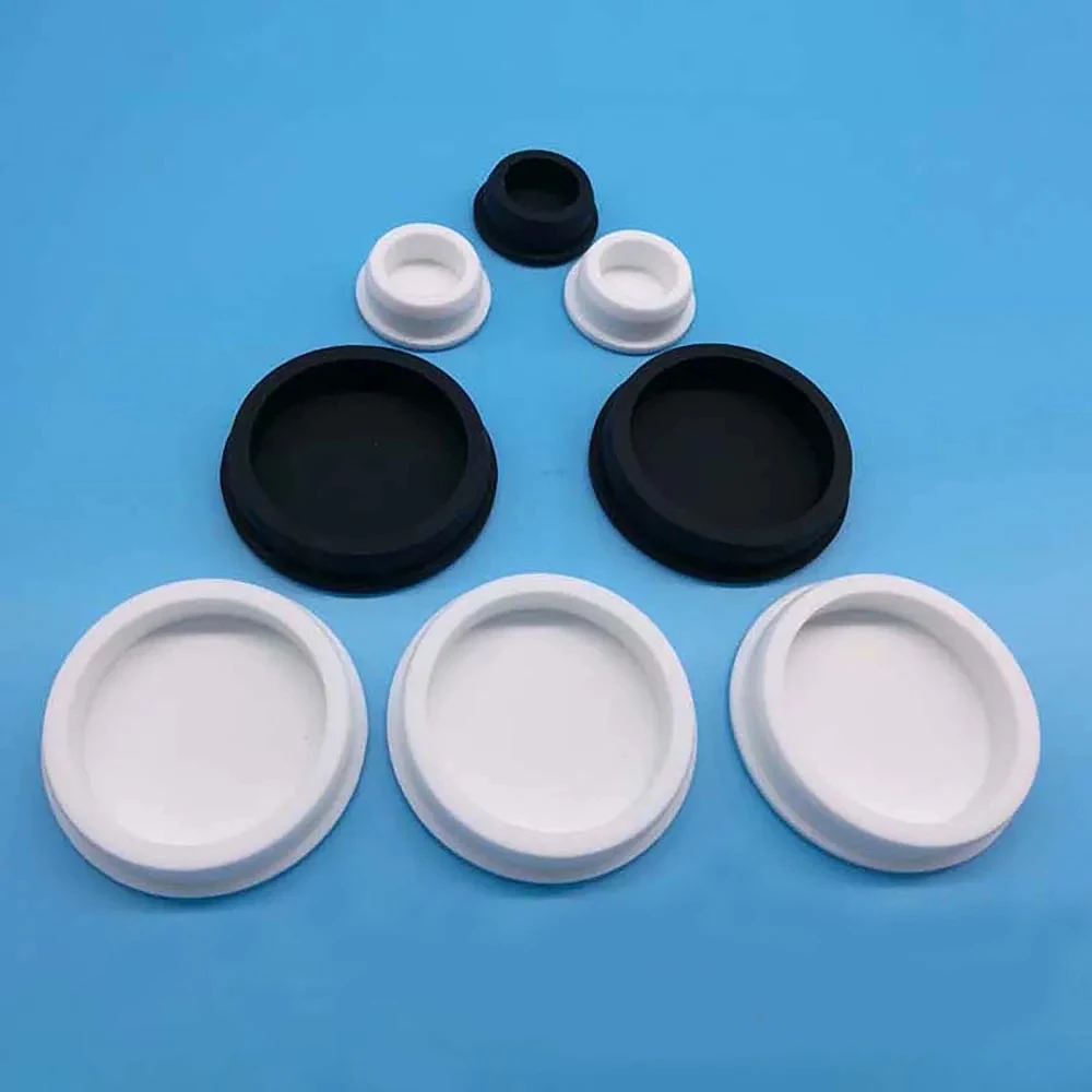 White environmentally friendly silicone plug waterproof sealing cover circular 52.5mm to 108.6mm