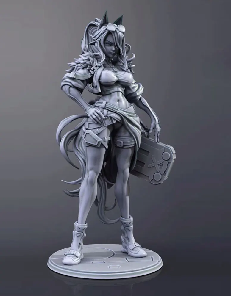 1/24 75mm 1/18 100mm Resin Model Kits War Girl Figurine Unpainted No Color RW-792