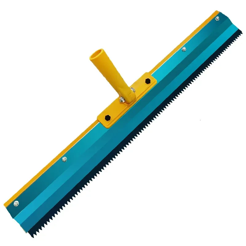 56cm Standing Push Blade, Cement Self-Leveling Scraper, Rpoxy Floor, Bottom Plate, Trowel Tool, Toothed Rake 1mm/2mm/3mm/5mm/8mm