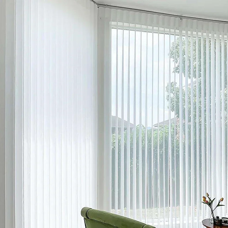 Sheer Curtain Voile Curtains with Semi Transparent Window Curtain for Living Room Bedroom