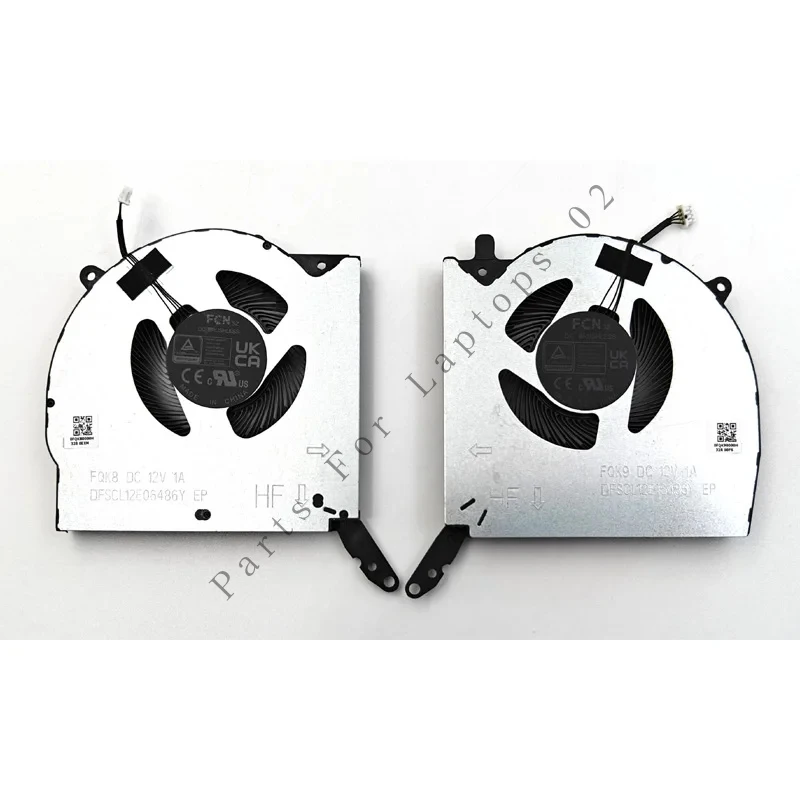 PP New For Lenovo Legion Pro 5 16ARX8 16IRX8 CPU & GPU Cooling Fan 12V DFSCL12E06486Y-FQK8