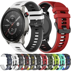 Sport Silicone Strap For Amazfit GTR 4/GTR 3 Pro 2 2e 47mm 42mm Band for Amazfit GTS 2 4 mini Bip 3/S 20 22mm Bracelet Watchband