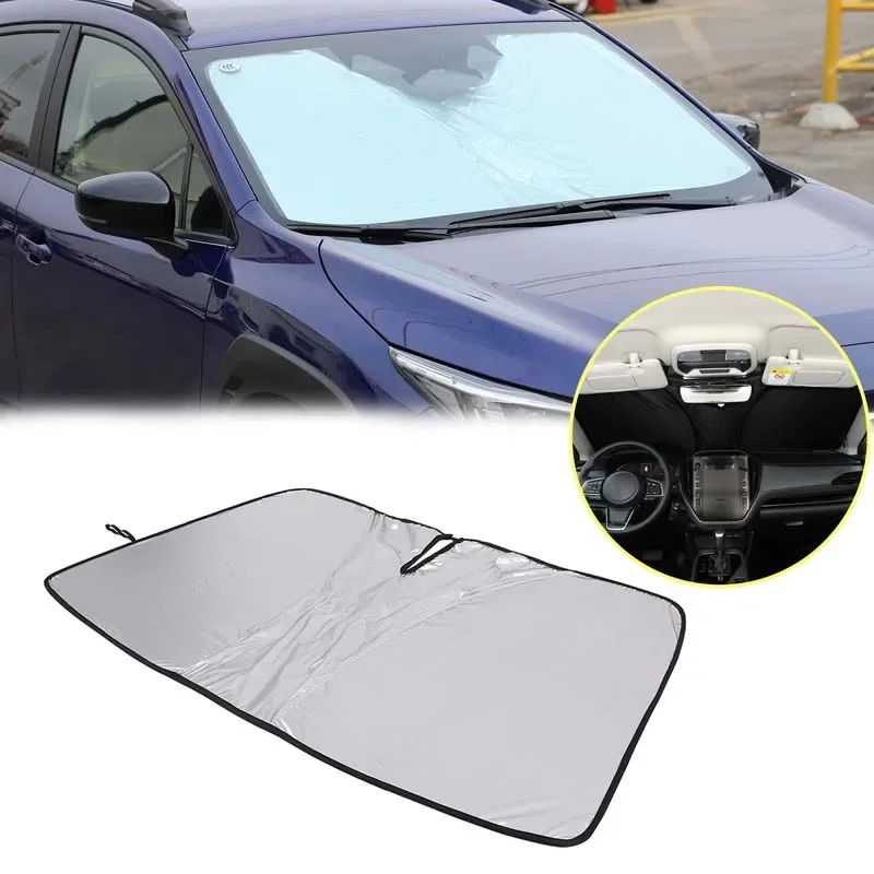 

For Subaru XV/Crosstrek 2018+ Silver Tape Car Styling Car Front Windshield Anti-UV Sunshade Car Protection Accessories