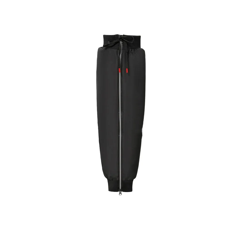 Cold-Proof Zipper Thermal Kneecap Reflective Windproof Electric Vehicle Knee Pads Lengthen Fleece-lined Warm Legs Sleeves Hiking