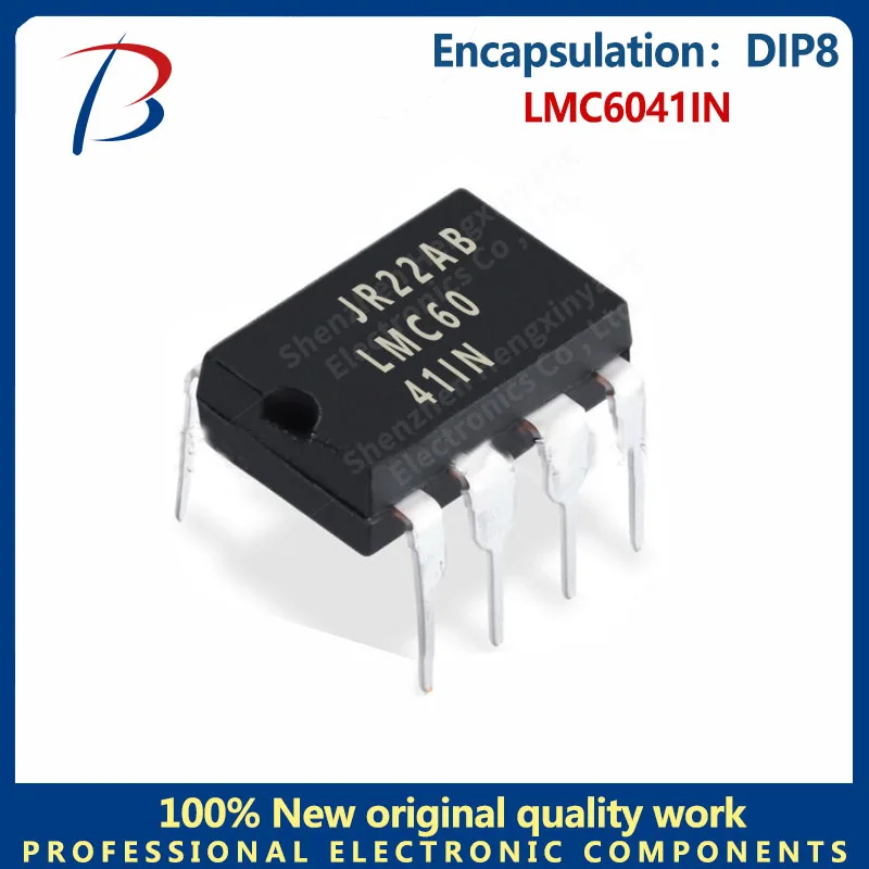 

10pcs LMC6041IN Operational amplifier In-line DIP8 Silkscreen LMC6041IN