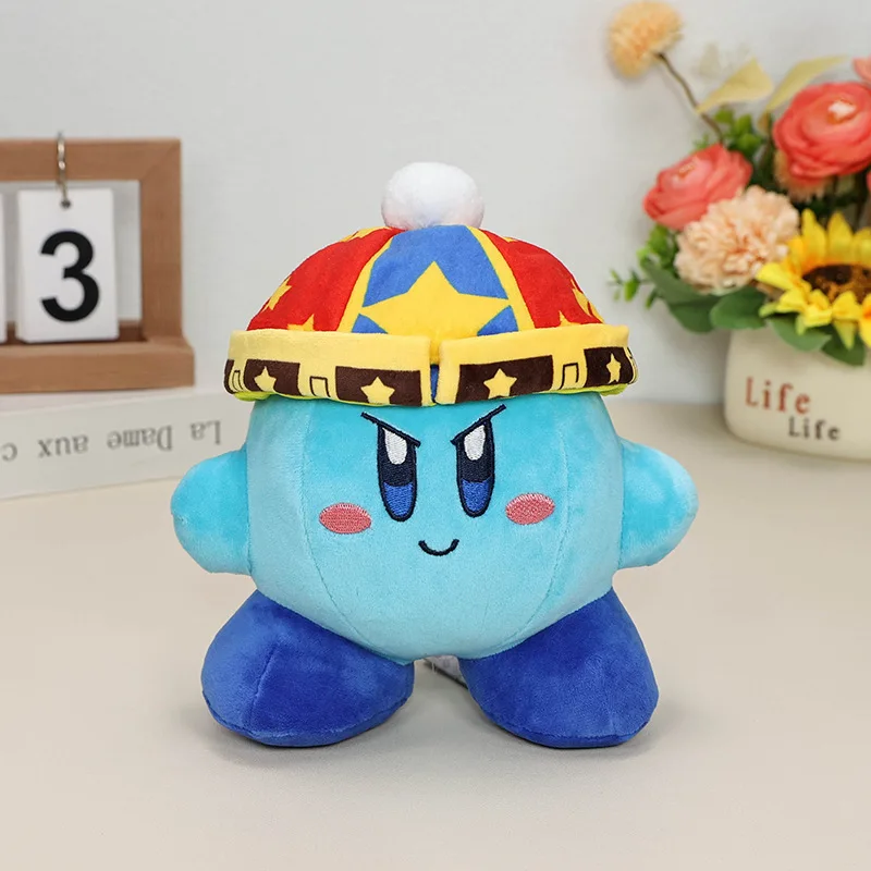 15CM Kawaii Kirby Anime Hobby Cartoon Classic Series Plush Doll Desktop Doll Give Gifts To Girlfriend Birthday Present