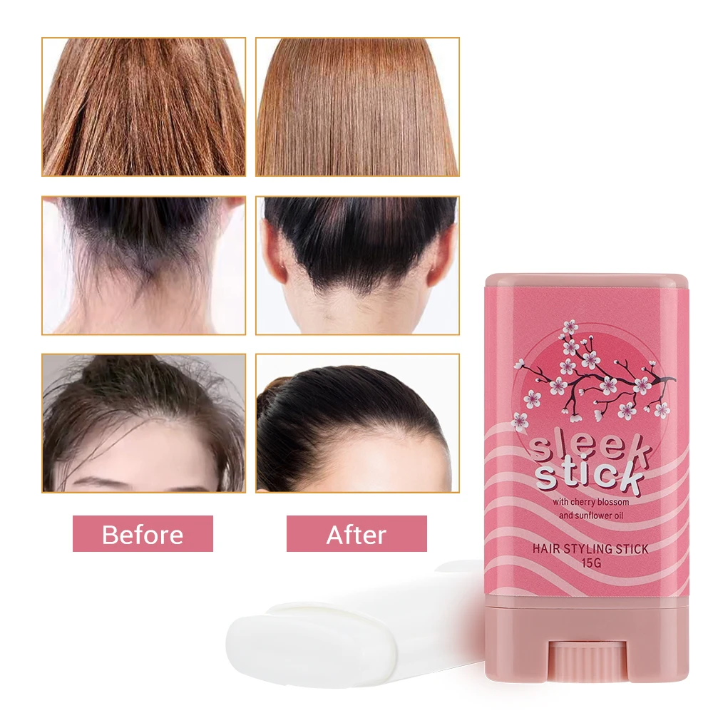 New Hair Wax Stick For Wig Non-Greasy Fixed Fluffy Smooth Loose Hair Cream Gel Women Men Kids Broken Hair Artifact Styling Tools