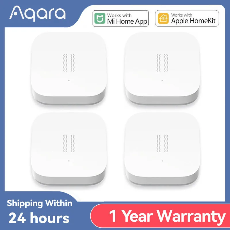 Aqara Vibration Sensor Zigbee Motion Shock Sensor Detection Alarm Monitor Built-in Gyro For Home Safety for Mi Home App