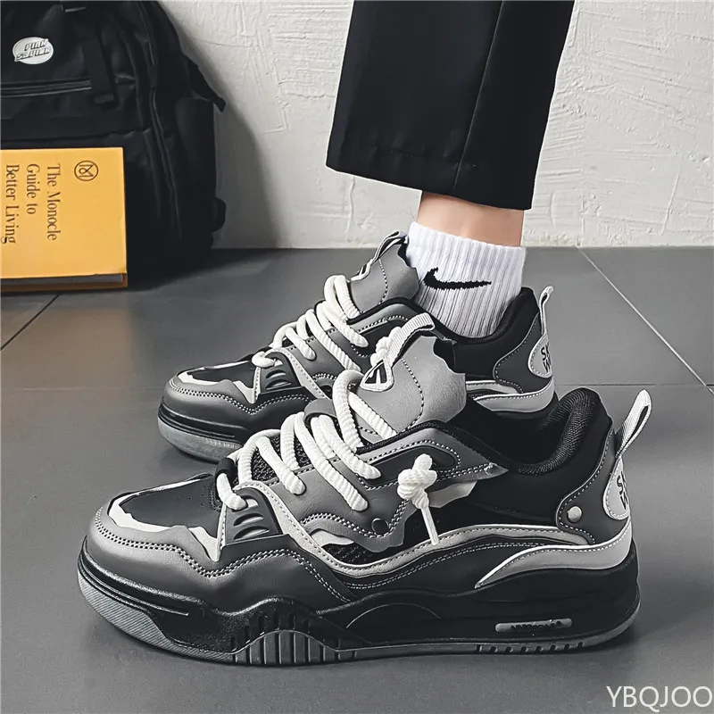 

Spring Autumn new casual sports shoes fashionable versatile height increasing anti slip men's shoes simple comfortable flats