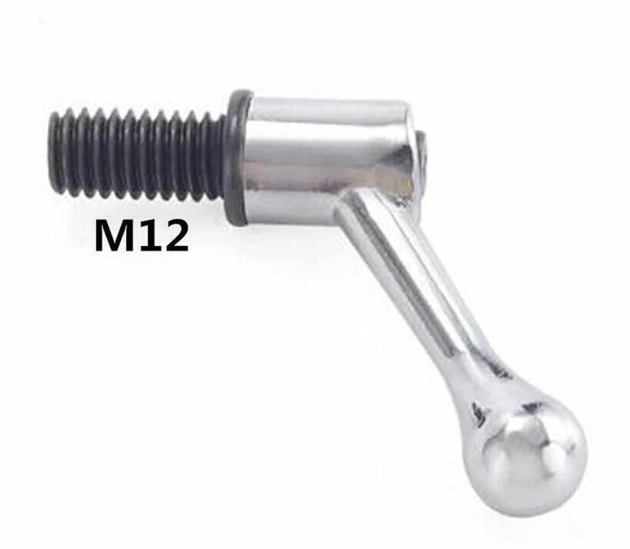 CNC Mill Part Milling Machine Part Table Lock Bolt Handle M12 1/2 Thread Handle For Bridgeport Mill Tool