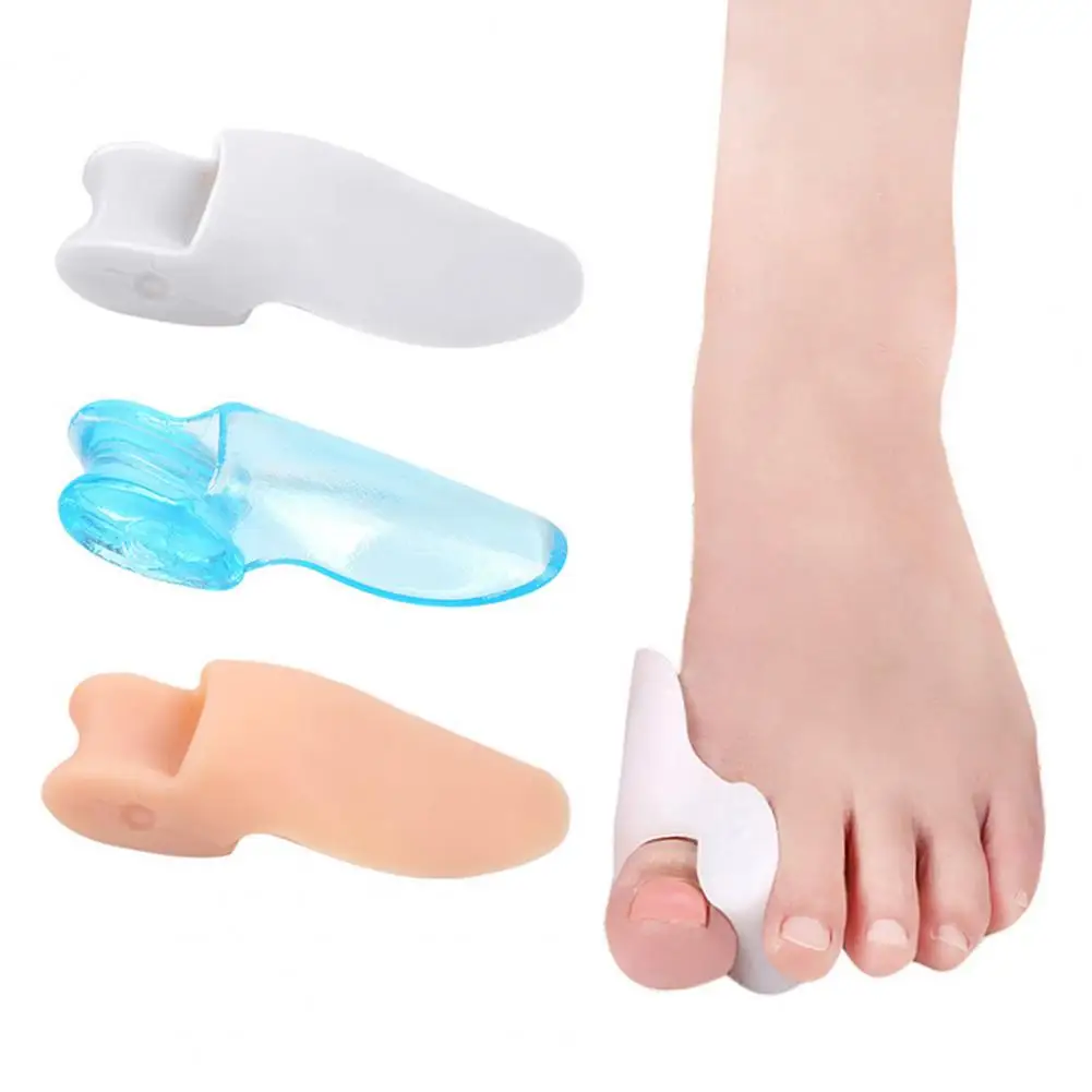 Hallux 외반 교정용 발가락 분리기, 발가락 뼈 보호대 쿠션, 부드러운 부니온 교정기, 10 쌍
