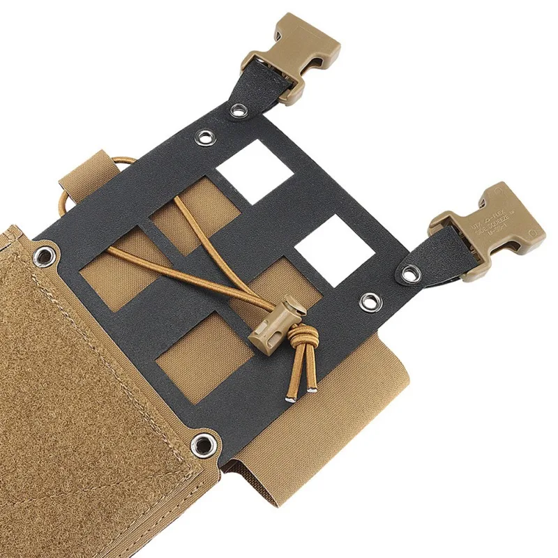 Loading Board MOLLE  Hanging Plate Extended Chassis For MK4 Micro Chassis Chest Rack Tacltical Radio Magazine Pouch Chest Mount