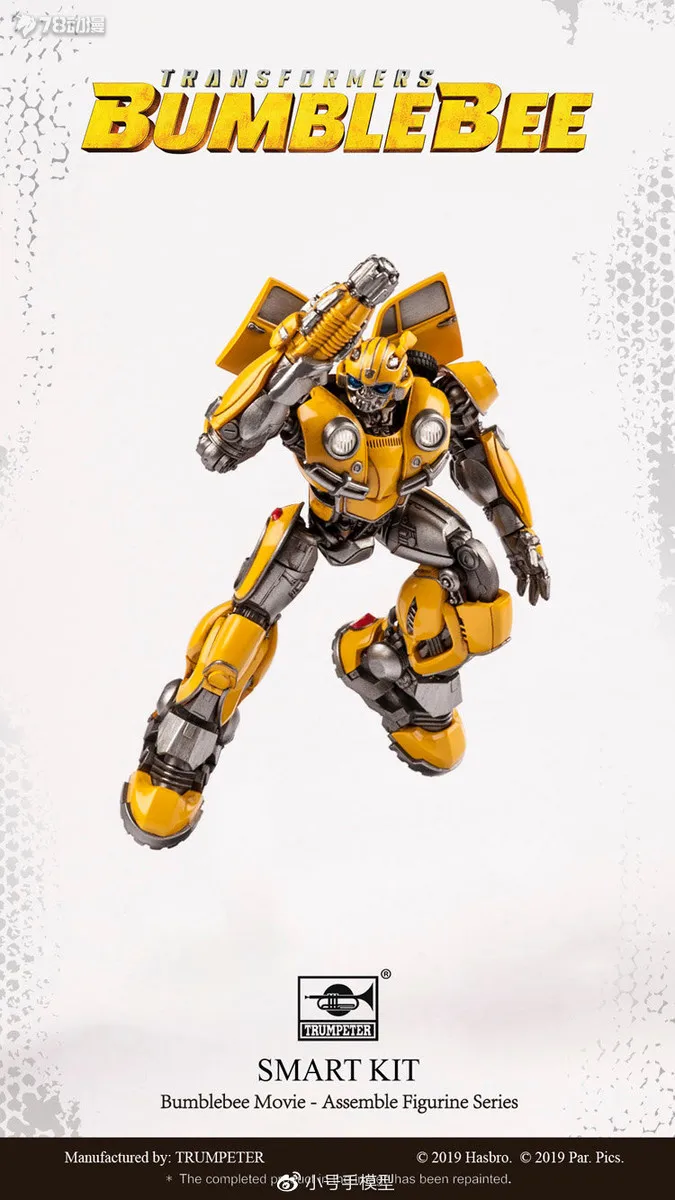 In Stock Transformers Bumblebee Movie Bumblebee Plastic Model Kit Assemble Figurine Series Collection Toy Gift